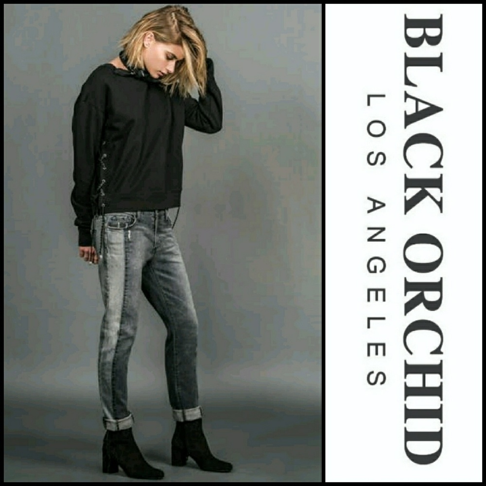 😗 BLACK ORCHID HARPER BOYFRIEND SKINNY JEAN